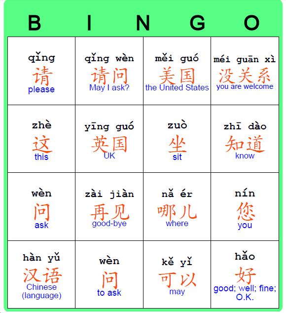 All Chinese Characters Pdf